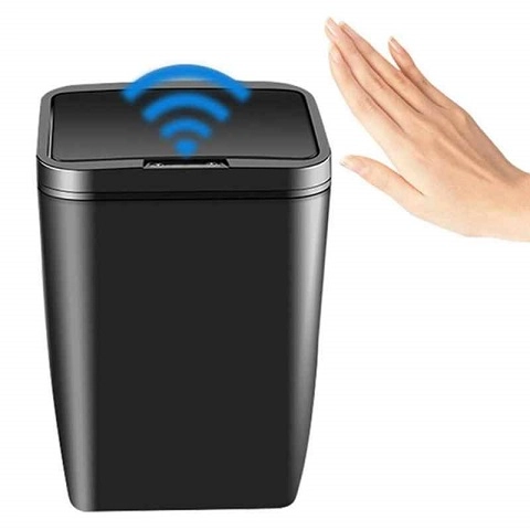 CZDYUF – Cubo de basura automático de 9 litros para inodoro de baño con  tapa sensor inteligente basurero inteligente para cocina – Yaxa Costa Rica