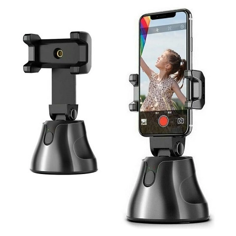 Trípode de teléfono inteligente para seguimiento facial, soporte de  teléfono de escritorio, soporte de cámara de pista, palo selfie para  iPhone