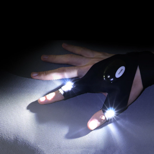 Guantes con Luz LED de Trabajo Gadgets Tecnologicos, Ideea Util de