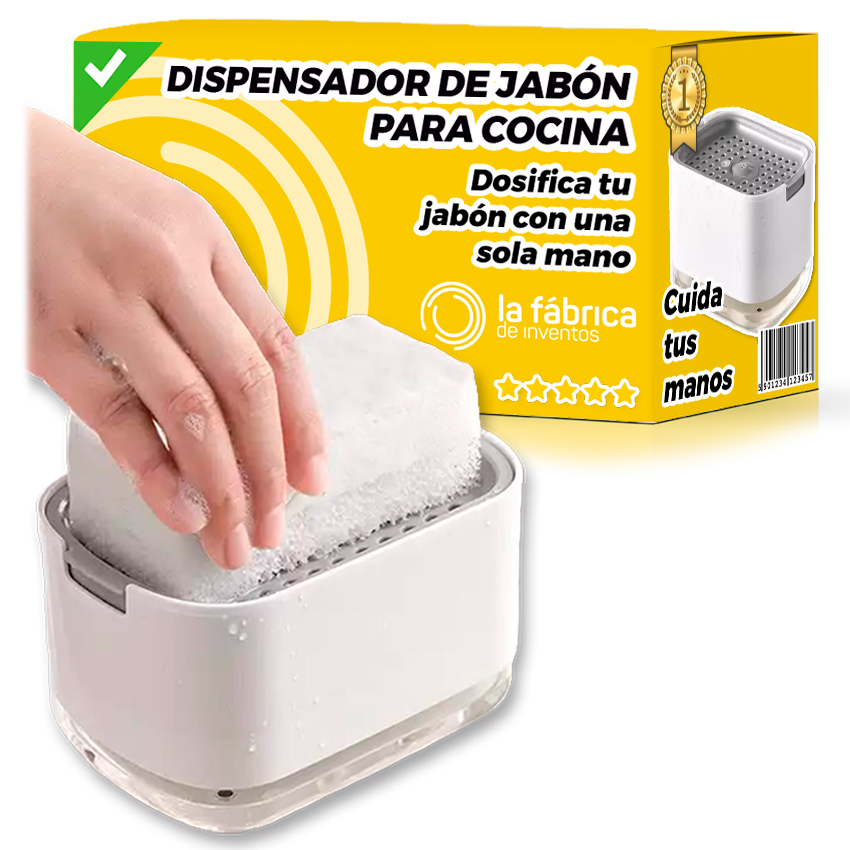Dispensador Jabon Cocina - Jabonera Cocina - La Fábrica de Inventos