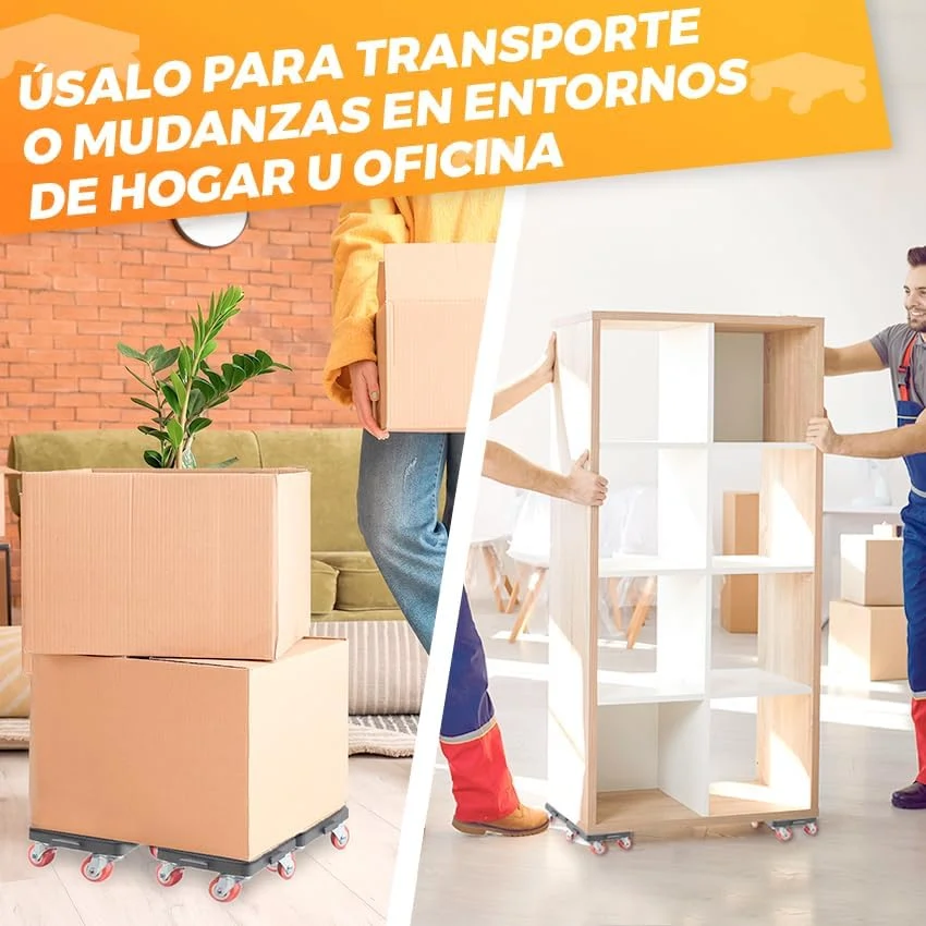  Elevador Muebles + Ruedas para Mover Muebles La Fabrica de Inventos