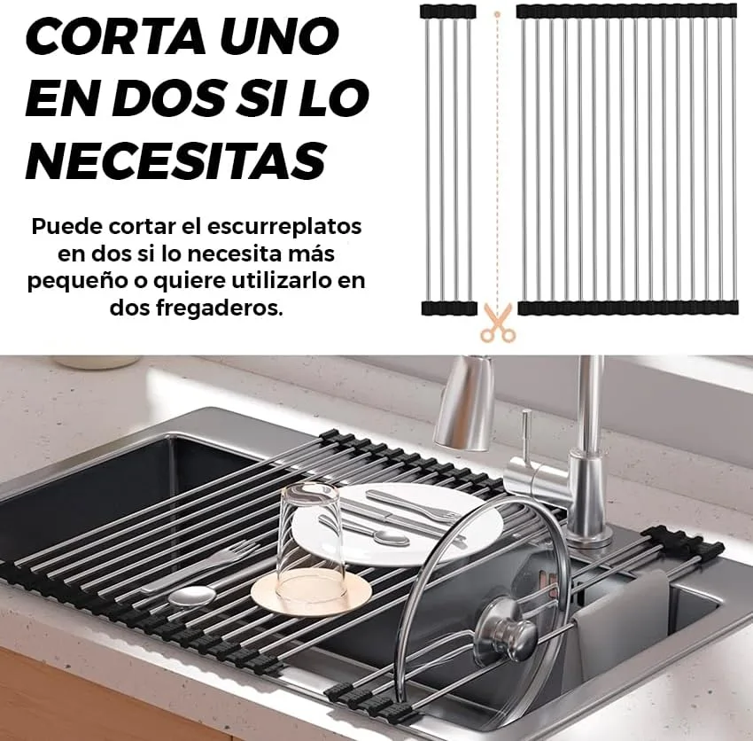  Escurreplatos sobre Fregadero La Fabrica de Inventos