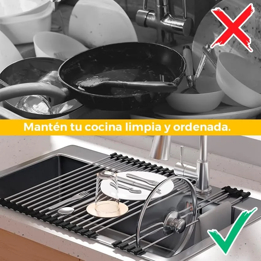  Escurreplatos sobre Fregadero La Fabrica de Inventos