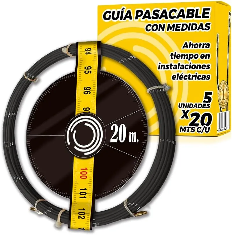 Guia Pasacables Profesional con Medidas Impresas La Fabrica De Inventos