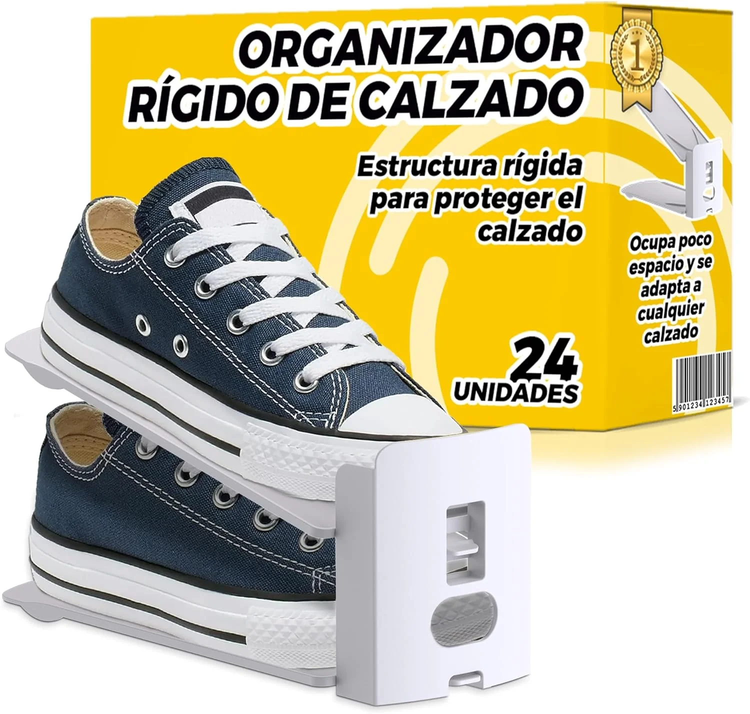 Organizadores de Zapatos Ajustable Blanco La Fabrica De Inventos