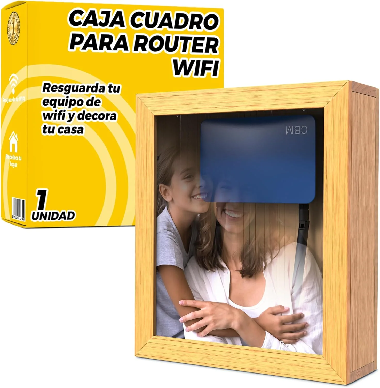 Caja Router Pared Elegante y Discreta Para Esconder Cables La Fabrica De Inventos