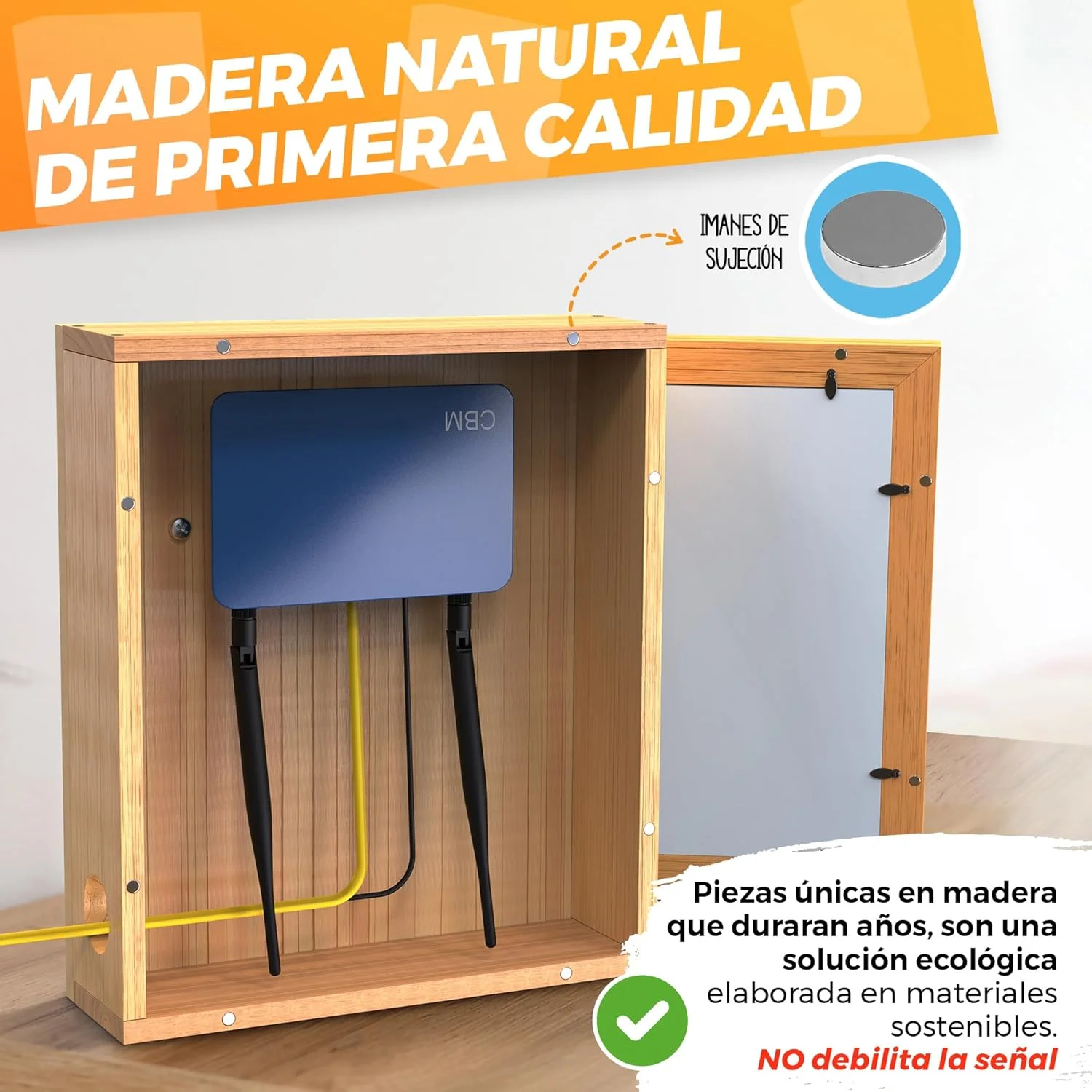  Caja Router Pared Elegante y Discreta Para Esconder Cables La Fabrica De Inventos