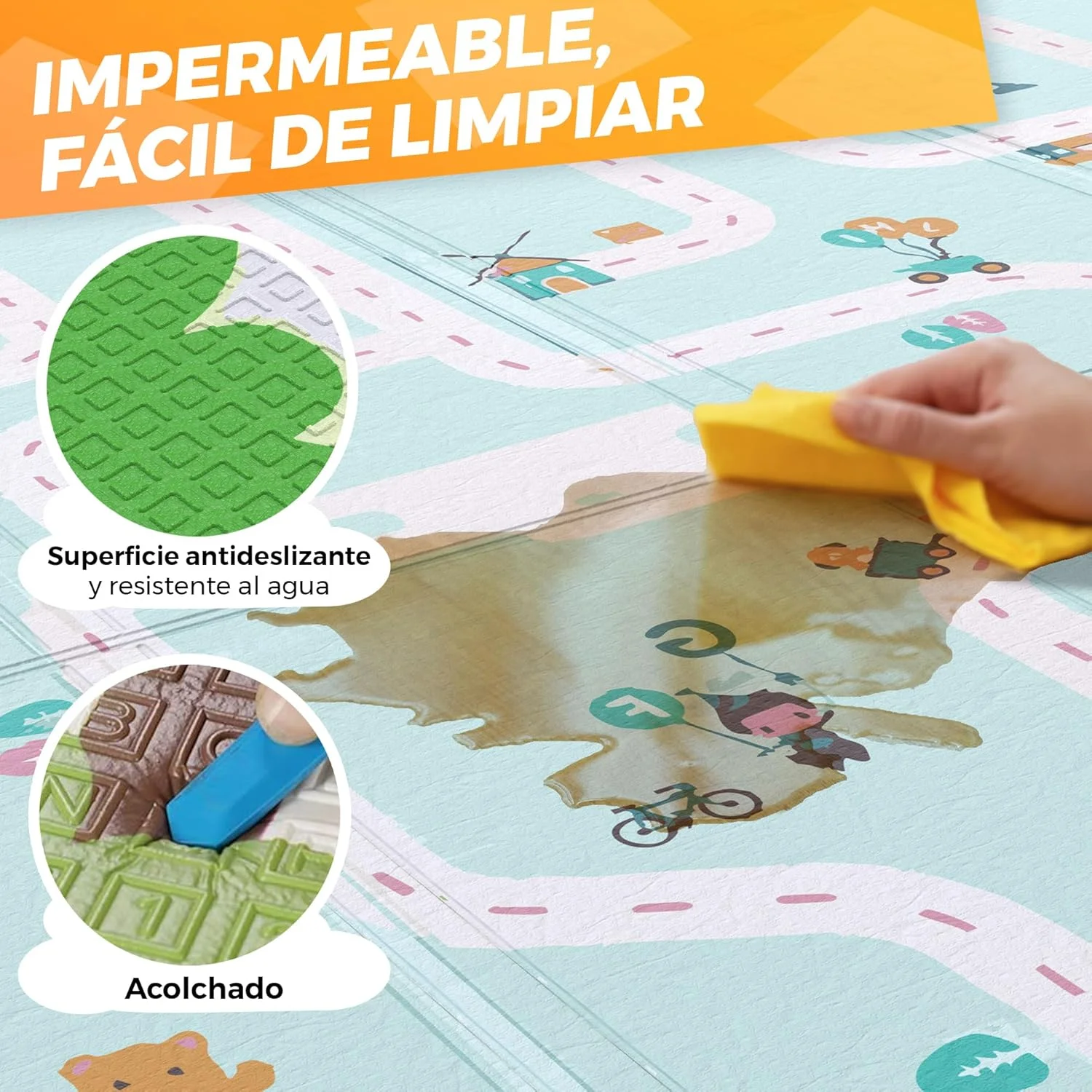  alfombra bebe acochada plegable La Fabrica De Inventos