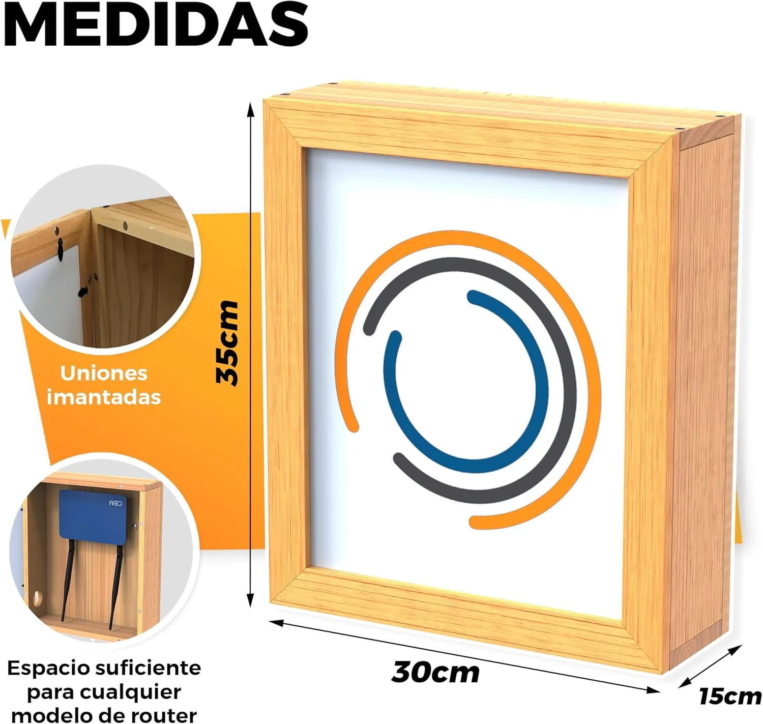  Caja Router Pared Elegante y Discreta Para Esconder Cables La Fabrica De Inventos