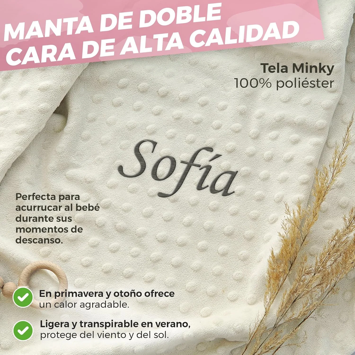  manta bebe personalizada La Fabrica De Inventos