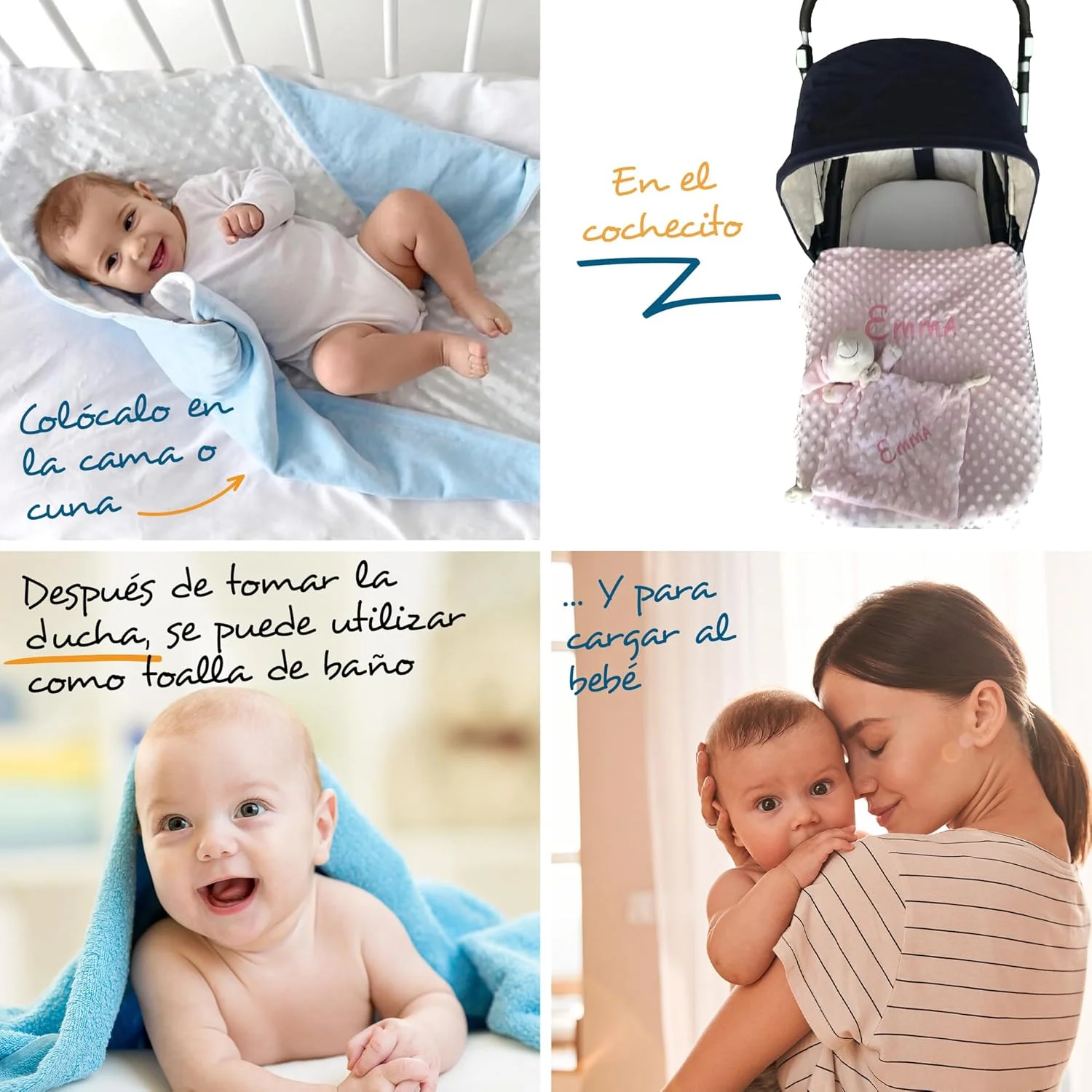 manta bebe personalizada La Fabrica De Inventos