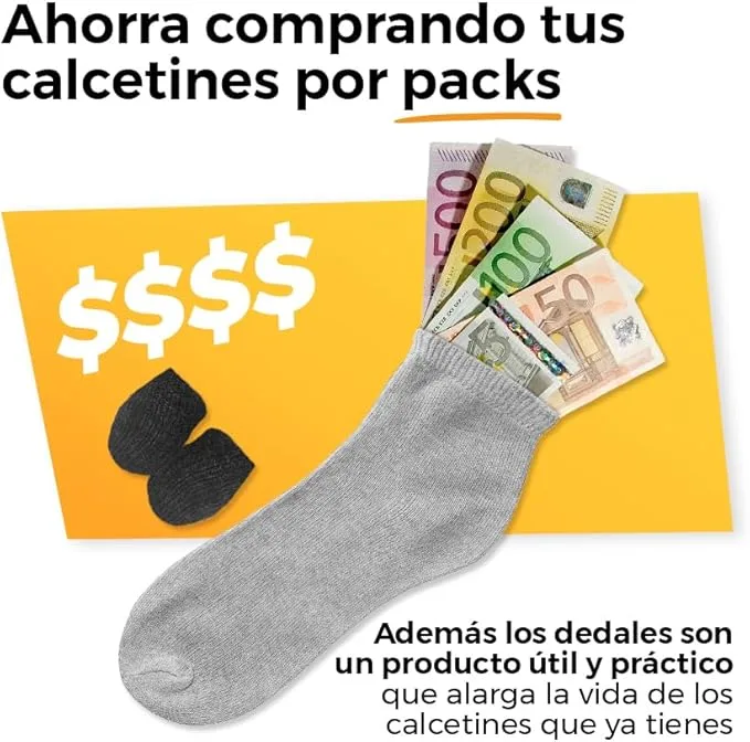  Pack 6 calcetines tobilleros o normales grises La Fabrica de Inventos