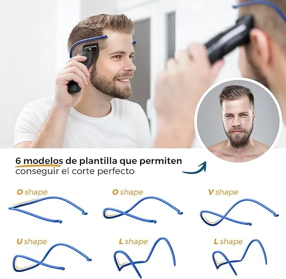  Plantilla Barba Hombre La Fabrica De Inventos
