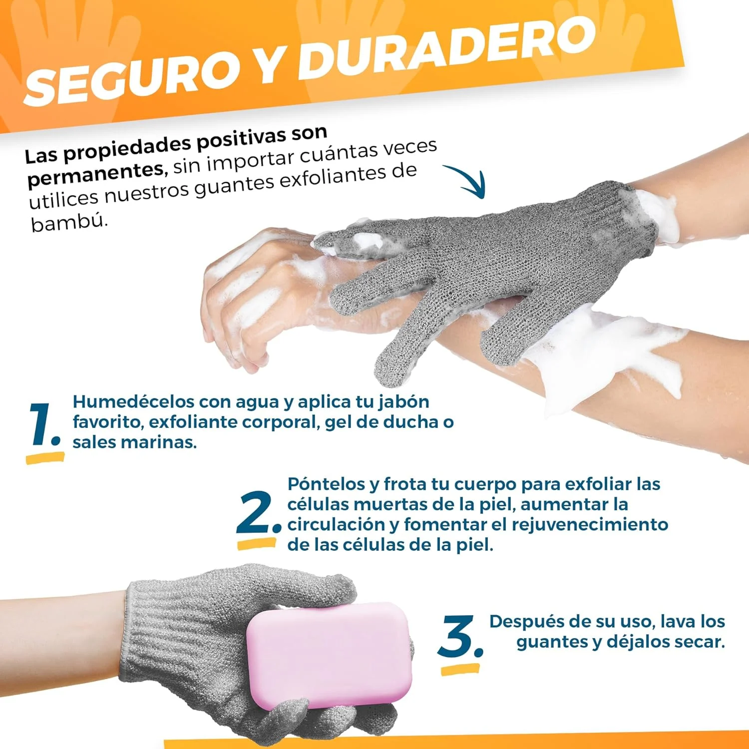  Guante Exfoliante Corporal La Fabrica De Inventos