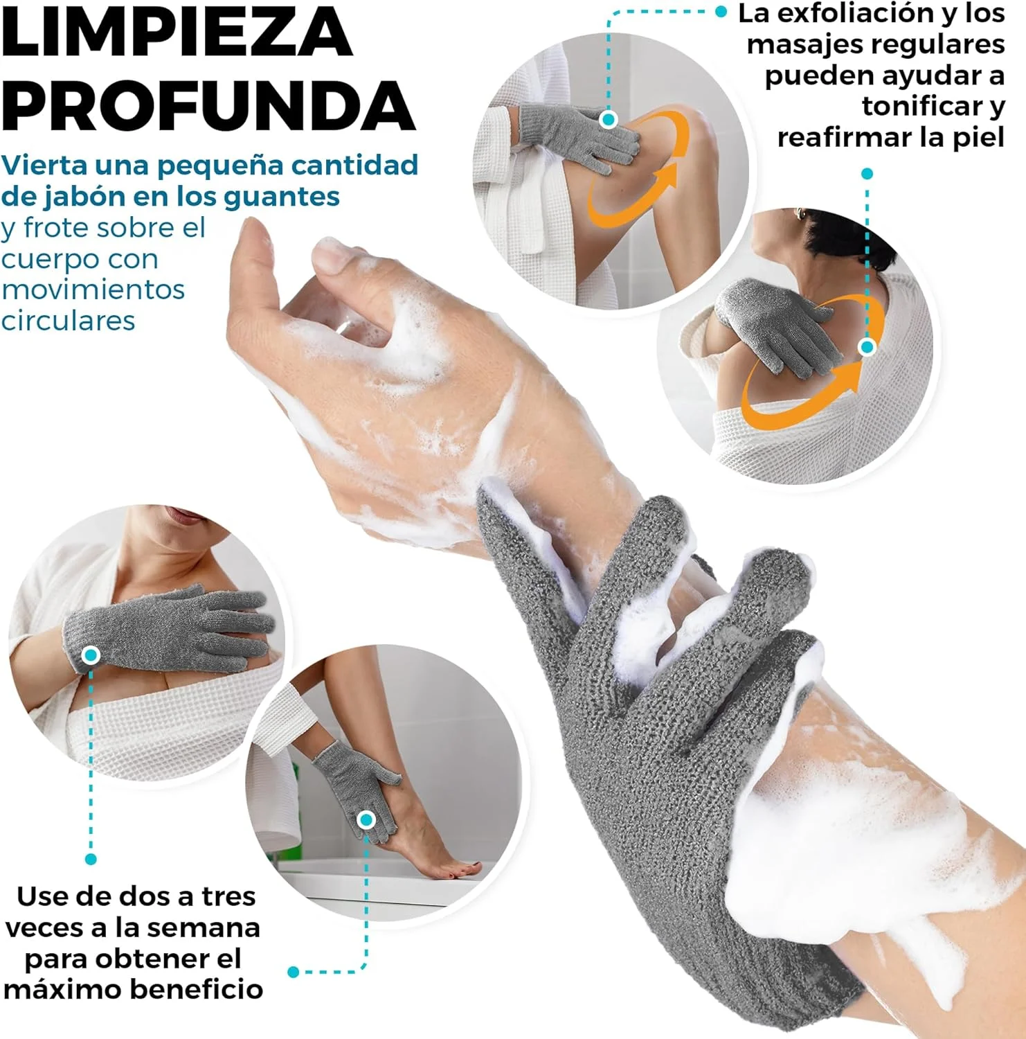  Guante Exfoliante Corporal La Fabrica De Inventos