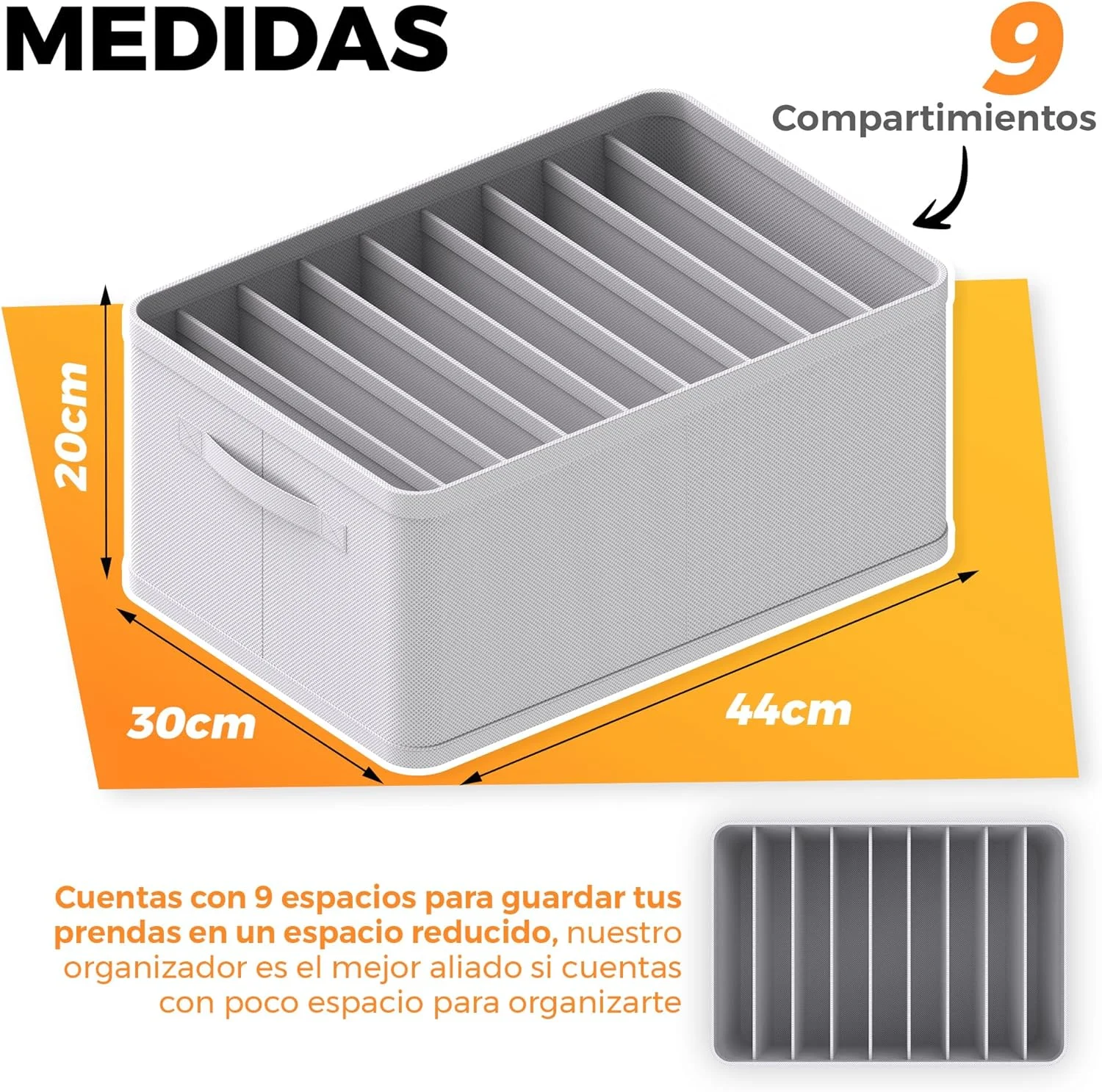  caja organizadora de ropa La Fabrica De Inventos