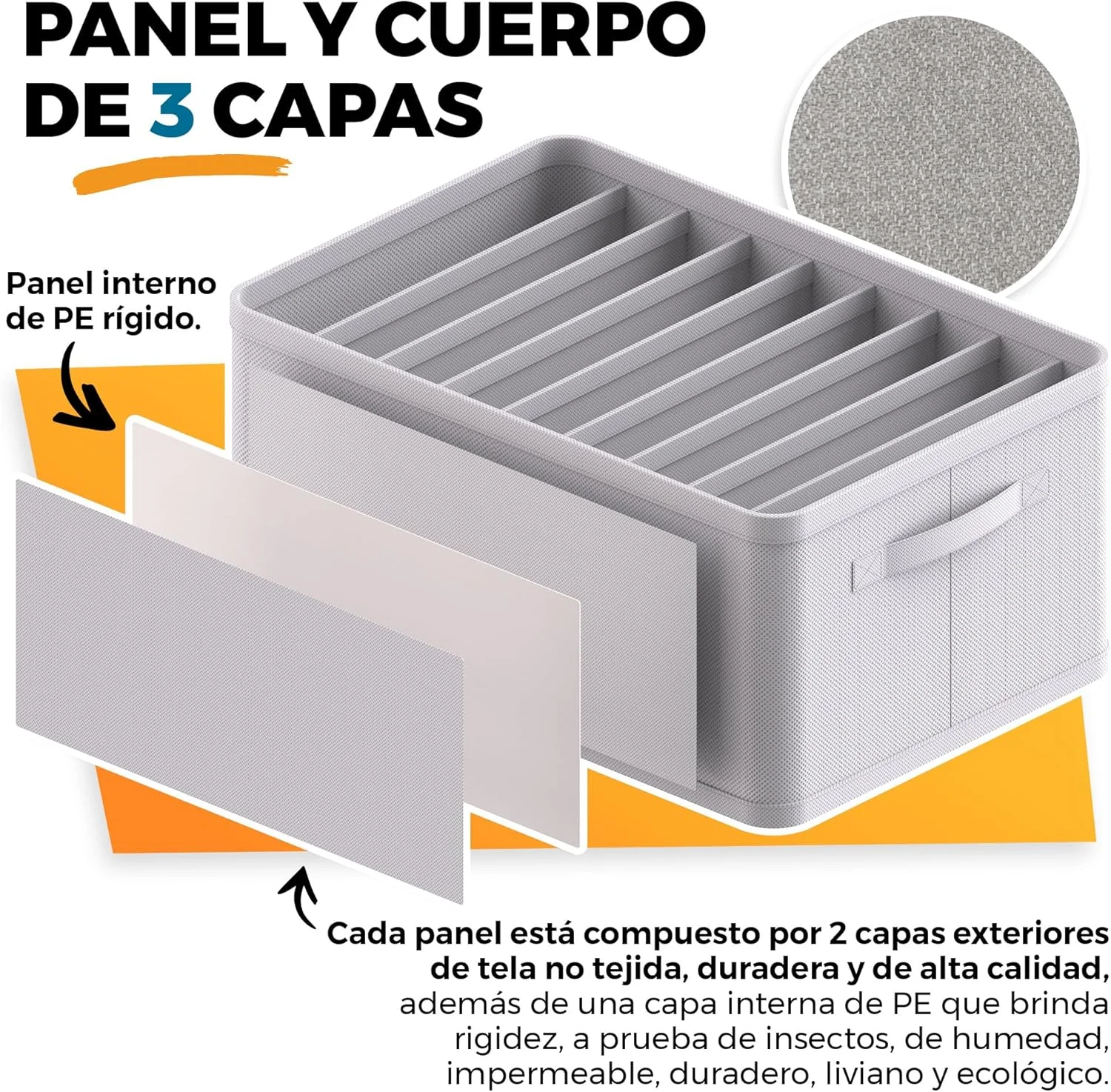  caja organizadora de ropa La Fabrica De Inventos