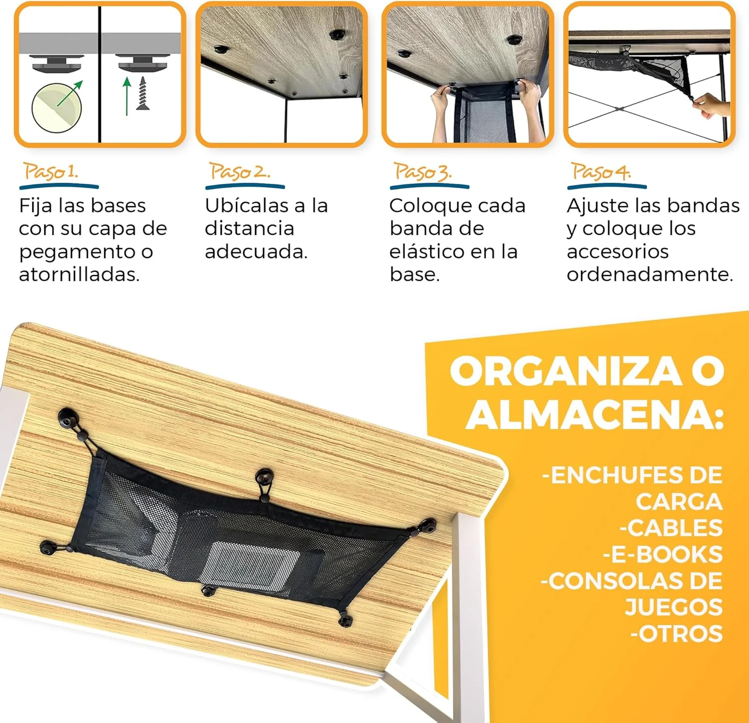  escritorio plegable con estante para monitor La Fabrica De Inventos