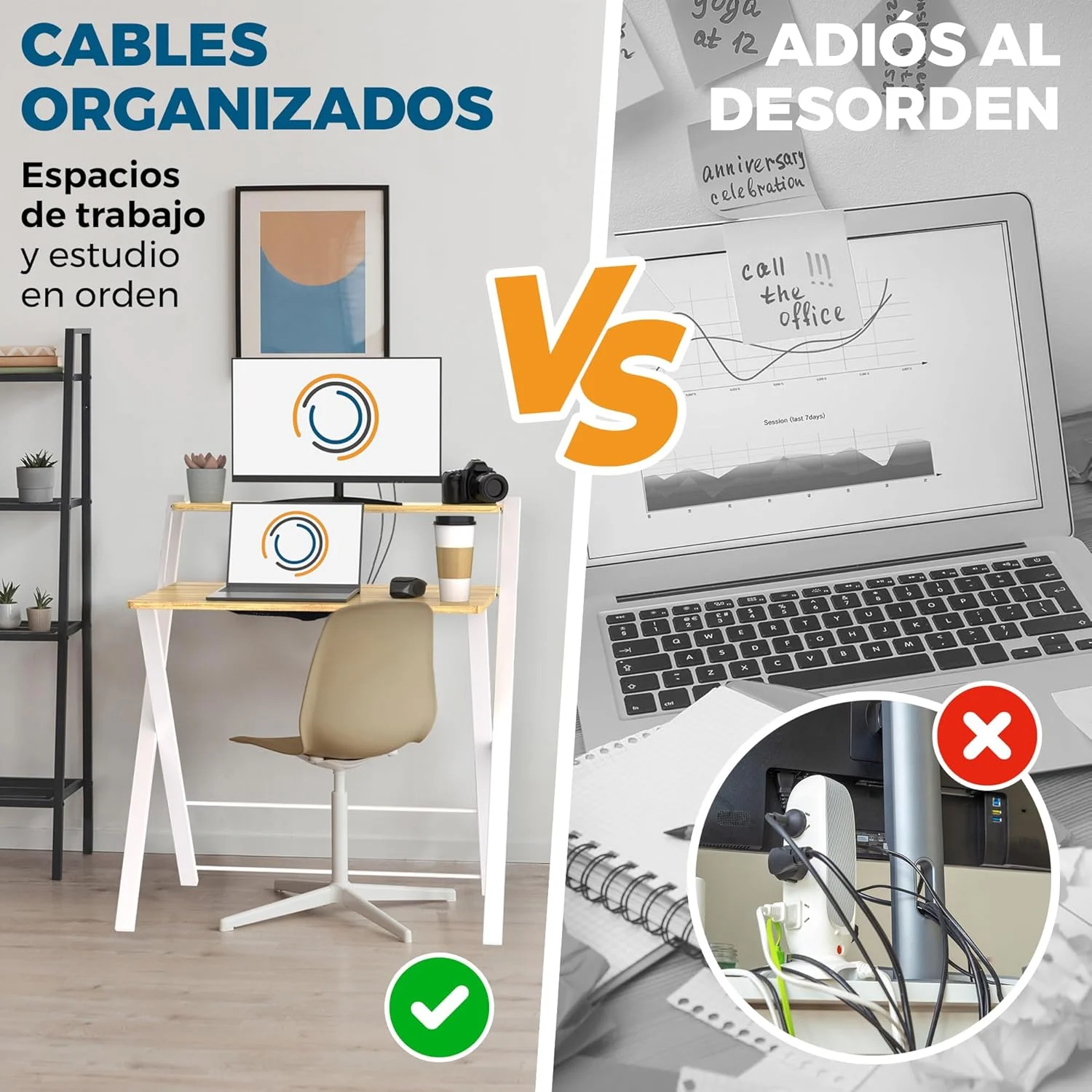  escritorio plegable con estante para monitor La Fabrica De Inventos
