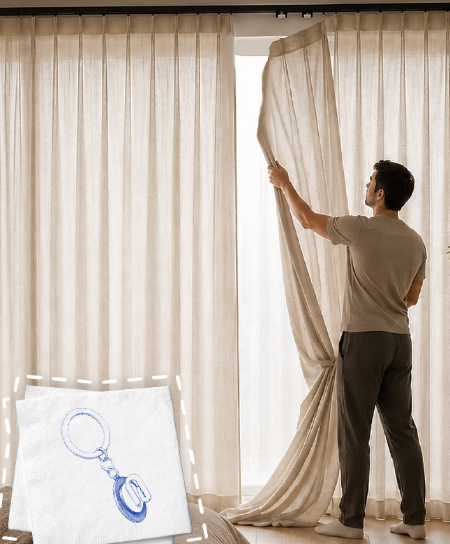 Sistema de Sujeción de Cortinas Magnético