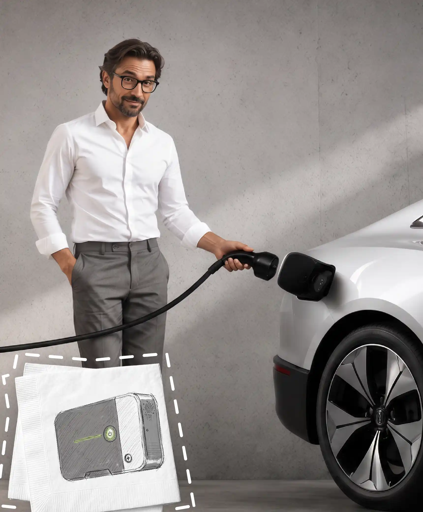 Sistema de Recogida de cable para vehículos eléctricos
